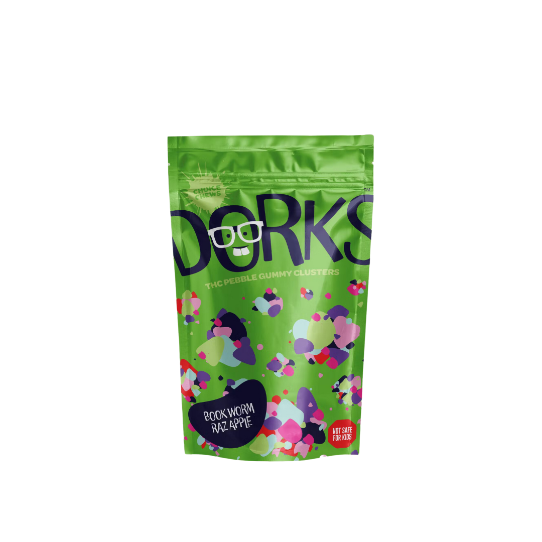 Photograph of product: Choice | Dorks Book Worm Raz Apple | 10x20mg | 200mg