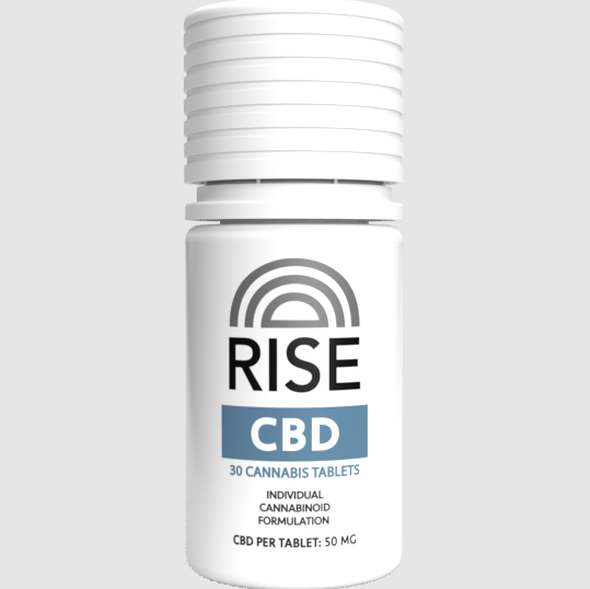 Photograph of product: RISE CBD TABLETS (30 CT)