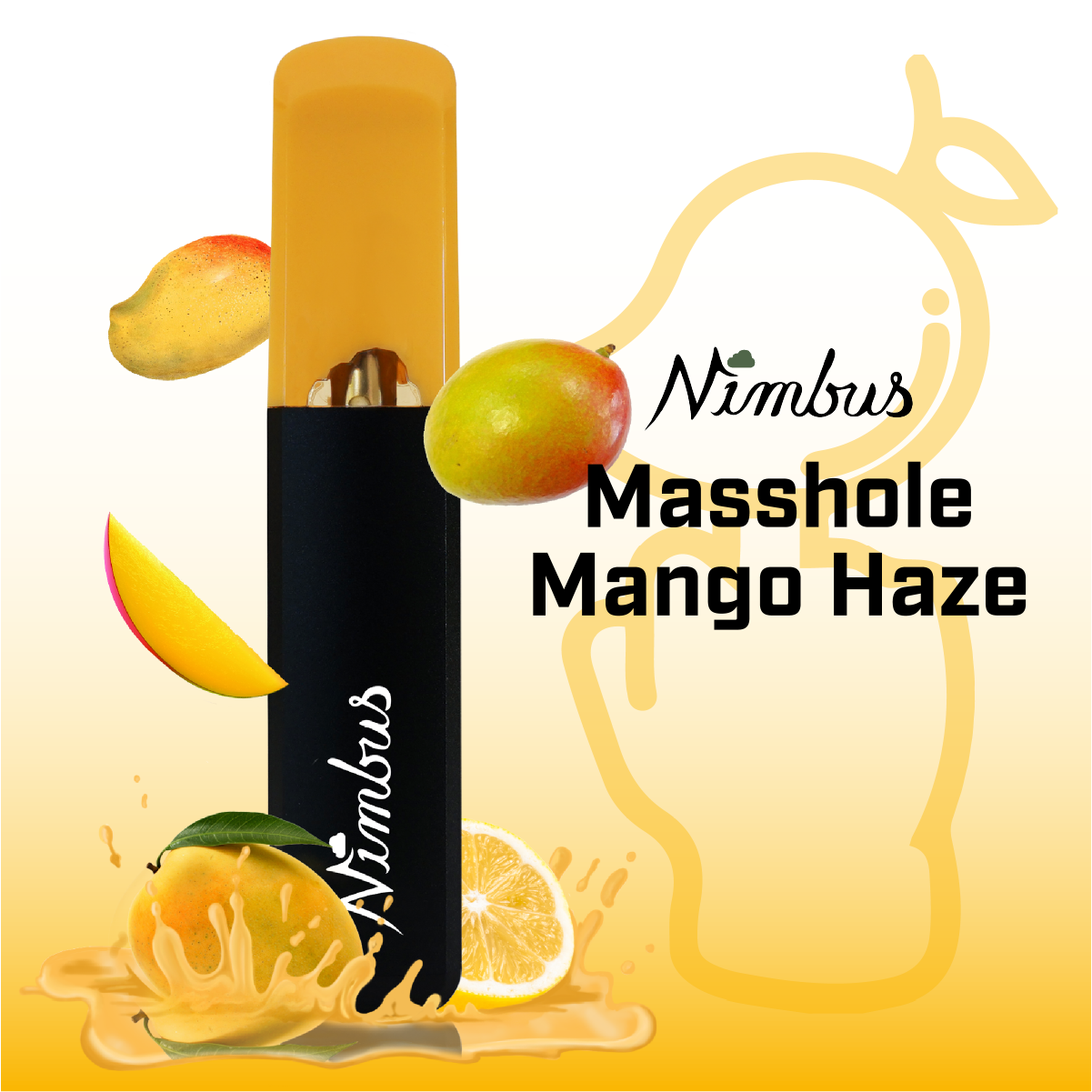Photograph of product: Masshole Mango Haze Disposable Vape
