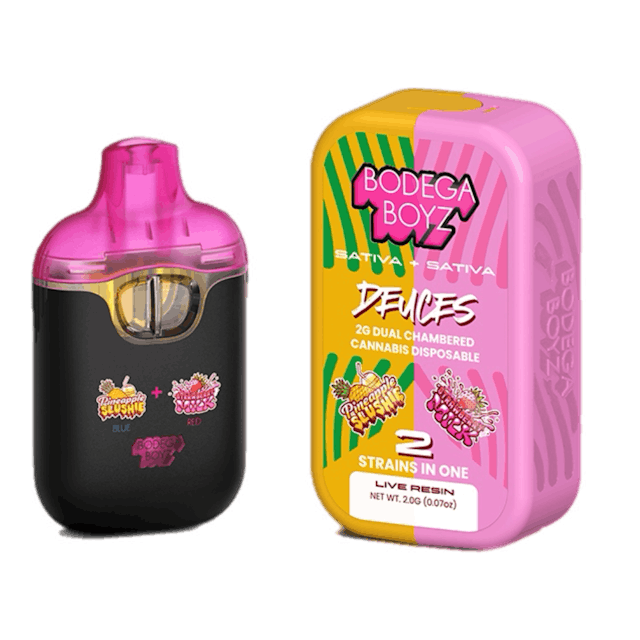 Photograph of product: Pineapple Slushie x Strawberry Milk Dual Chamber 3:1 1g - 