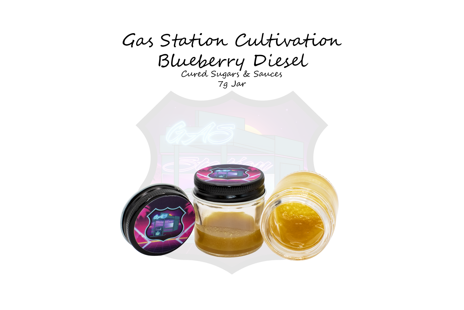 Photograph of product: Gas Station | Blueberry Diesel | 7g Cured Sugars & Sauce