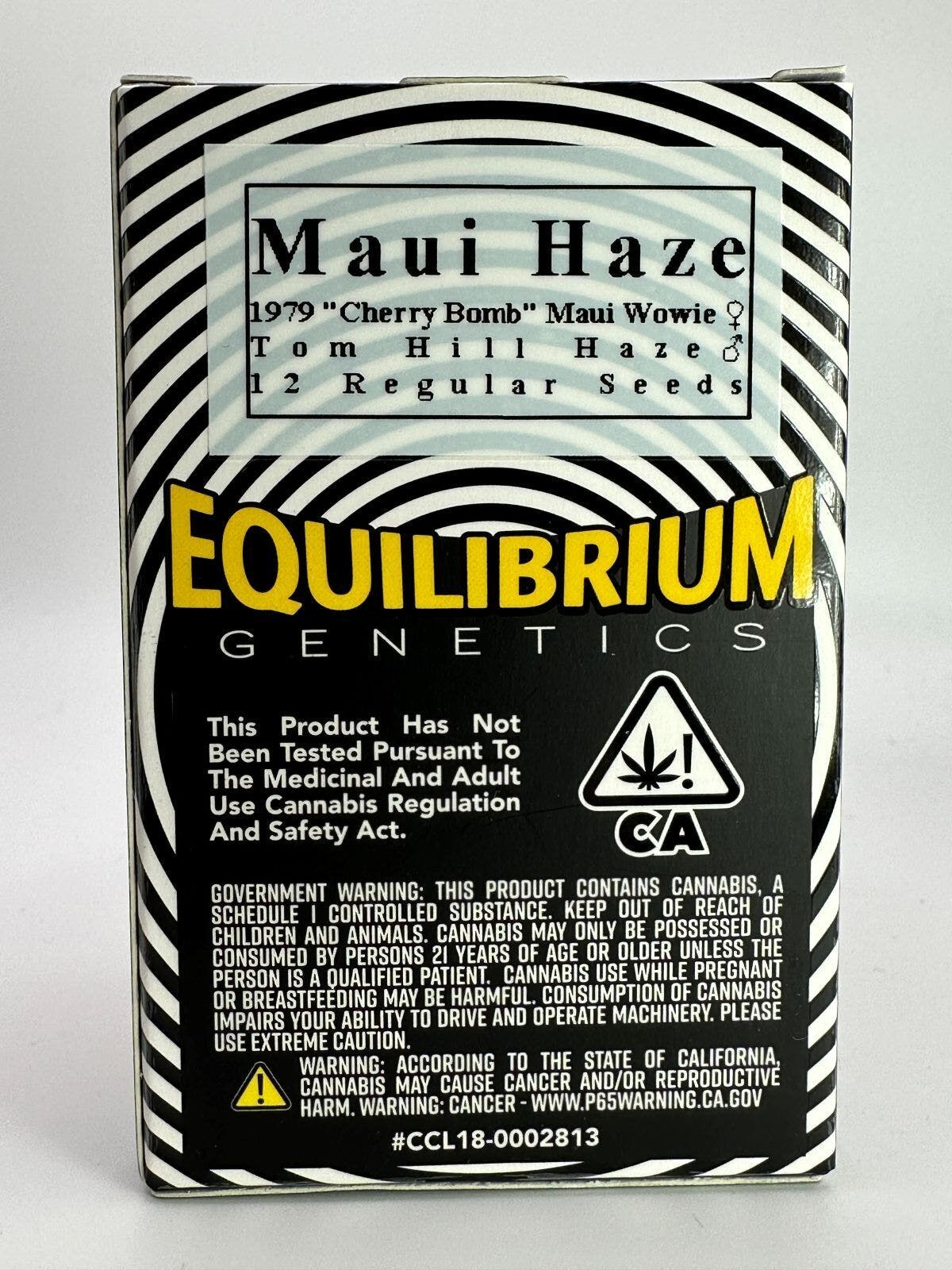 Photograph of product: Equilibrium Maui Haze Regular Seeds 12pk ND (Mendo)