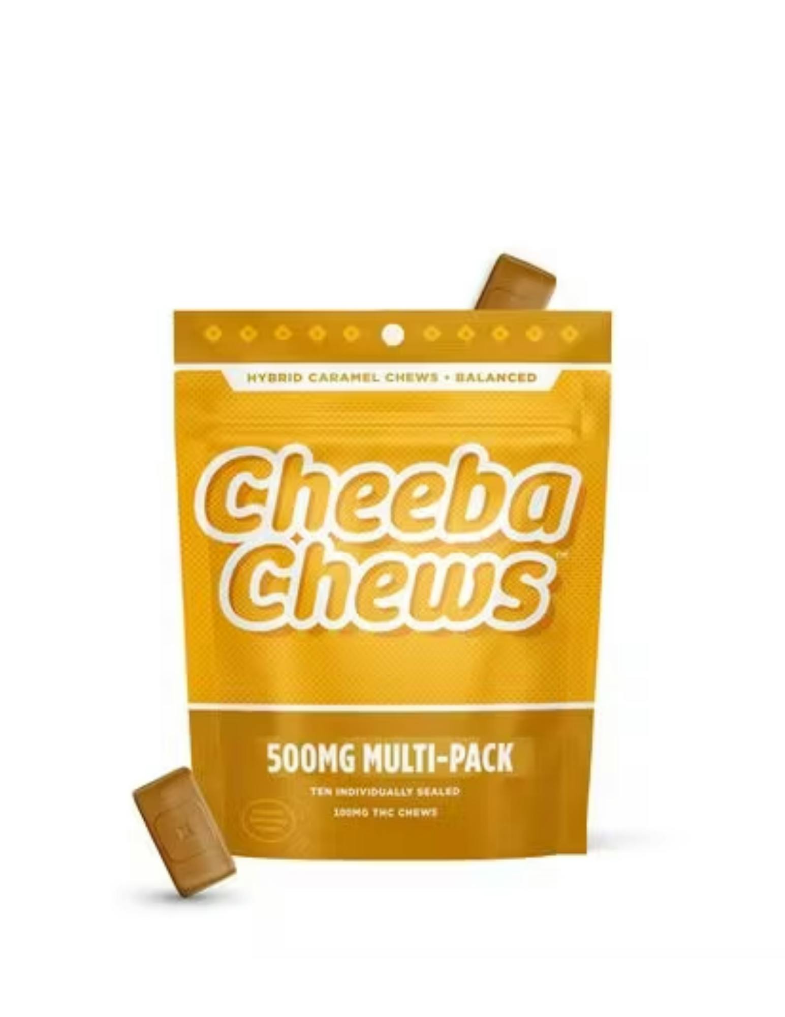 Photograph of product: Cheeba Chews|Caramel|500mg