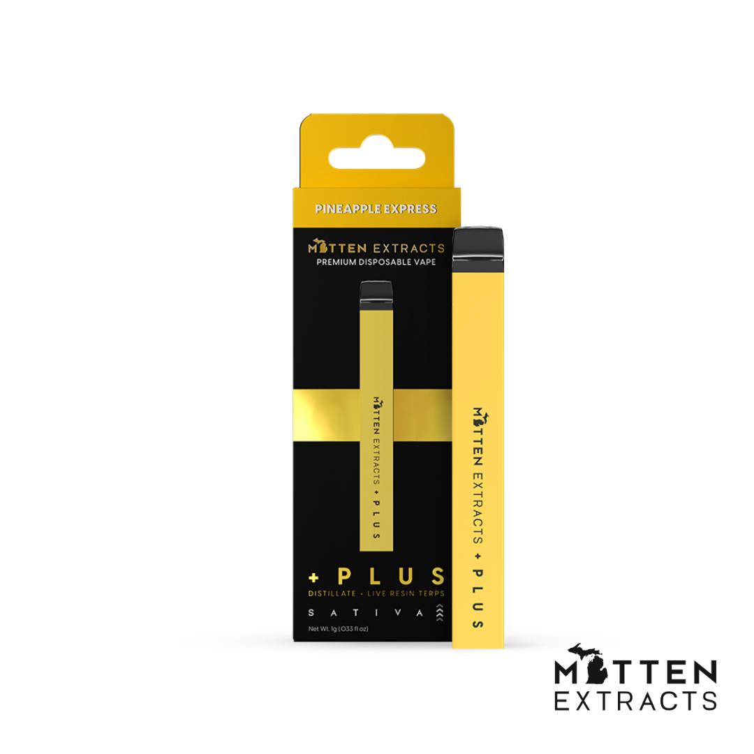 Photograph of product: Mitten Extracts Disposable | Pineapple Express - Oui'd