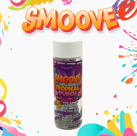 Photograph of product: Smoove Tropical Punch Infused Pre Roll 3.5 G