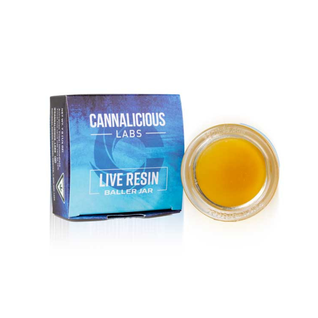 Photograph of product: Cannalicious Labs | Delicious Cookies Live Resin Baller Jar