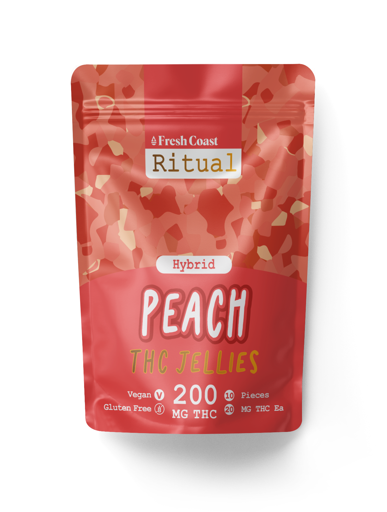 Photograph of product: Ritual Peach Gummies | 200mg