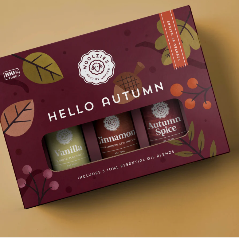 Photograph of product: Woolzies - Hello Autumn Essential Oil Collection