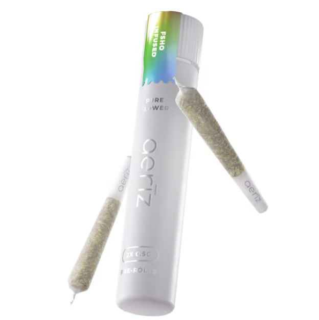 Photograph of product: Aeriz Kief Infused Pre-Rolls Jenny Kush (H) 2pk