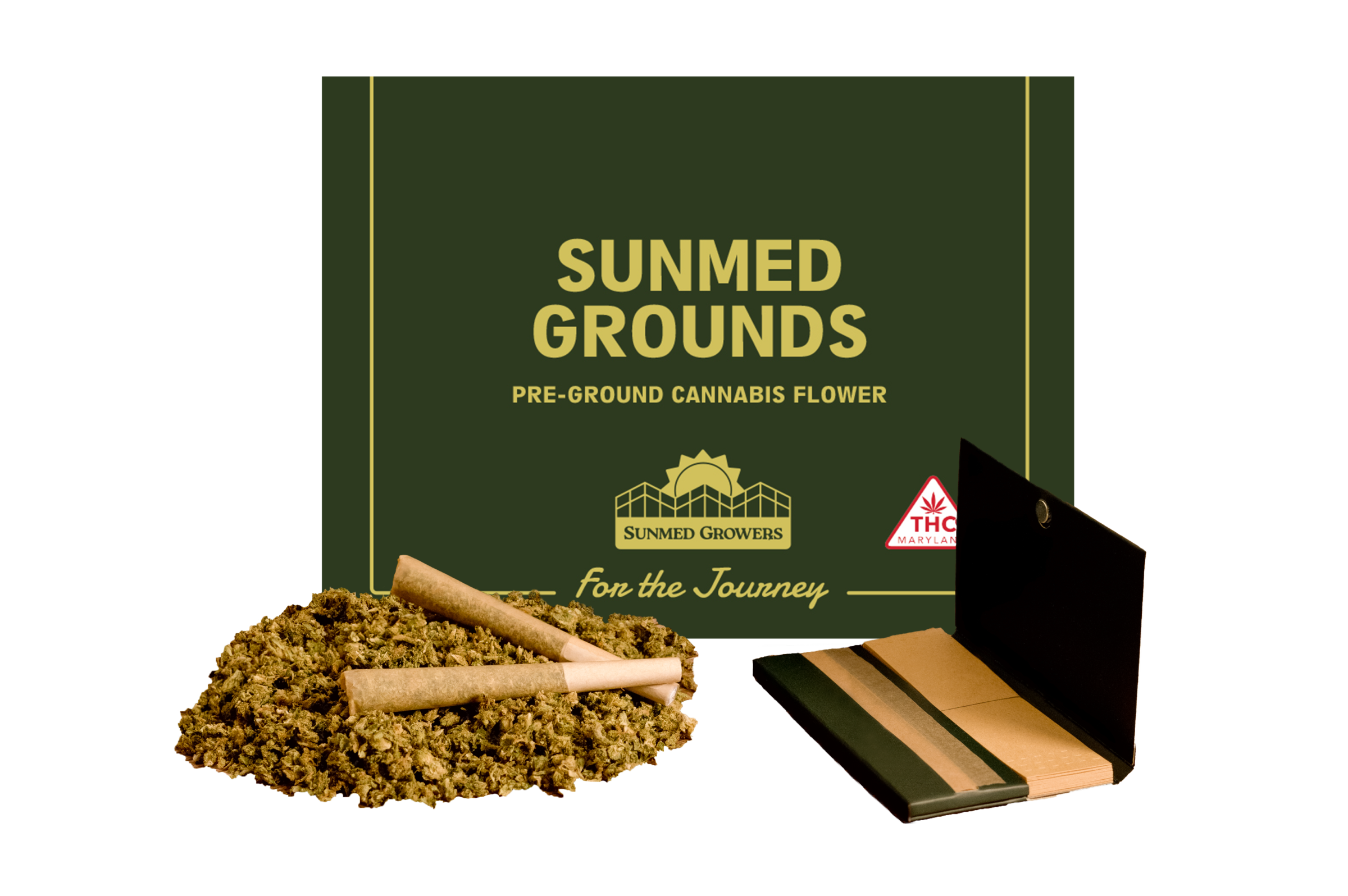 Photograph of product: SunMed Cherry Pie OG Pre-Ground Flower - - Pre-Packed - 10g