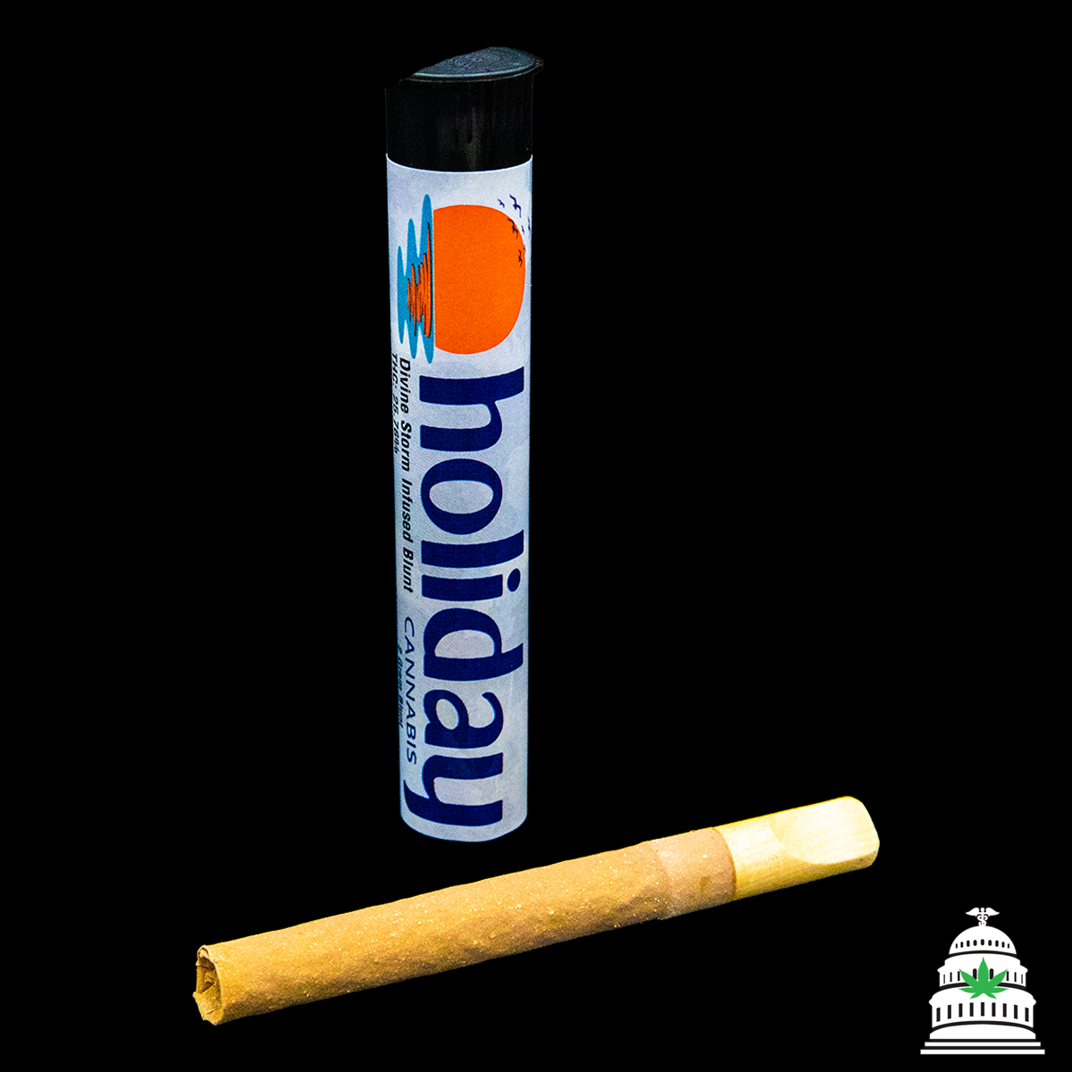 Photograph of Product: Divine Storm - Holiday Diamond Infused Blunt