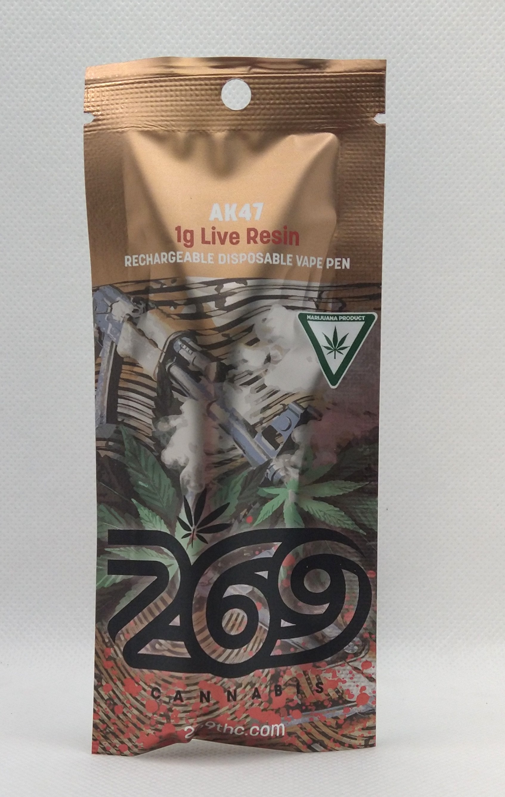 Photograph of product: 269 Oui'd | Tangie Sunrise | Disposable Vape Live Resin Oui'd