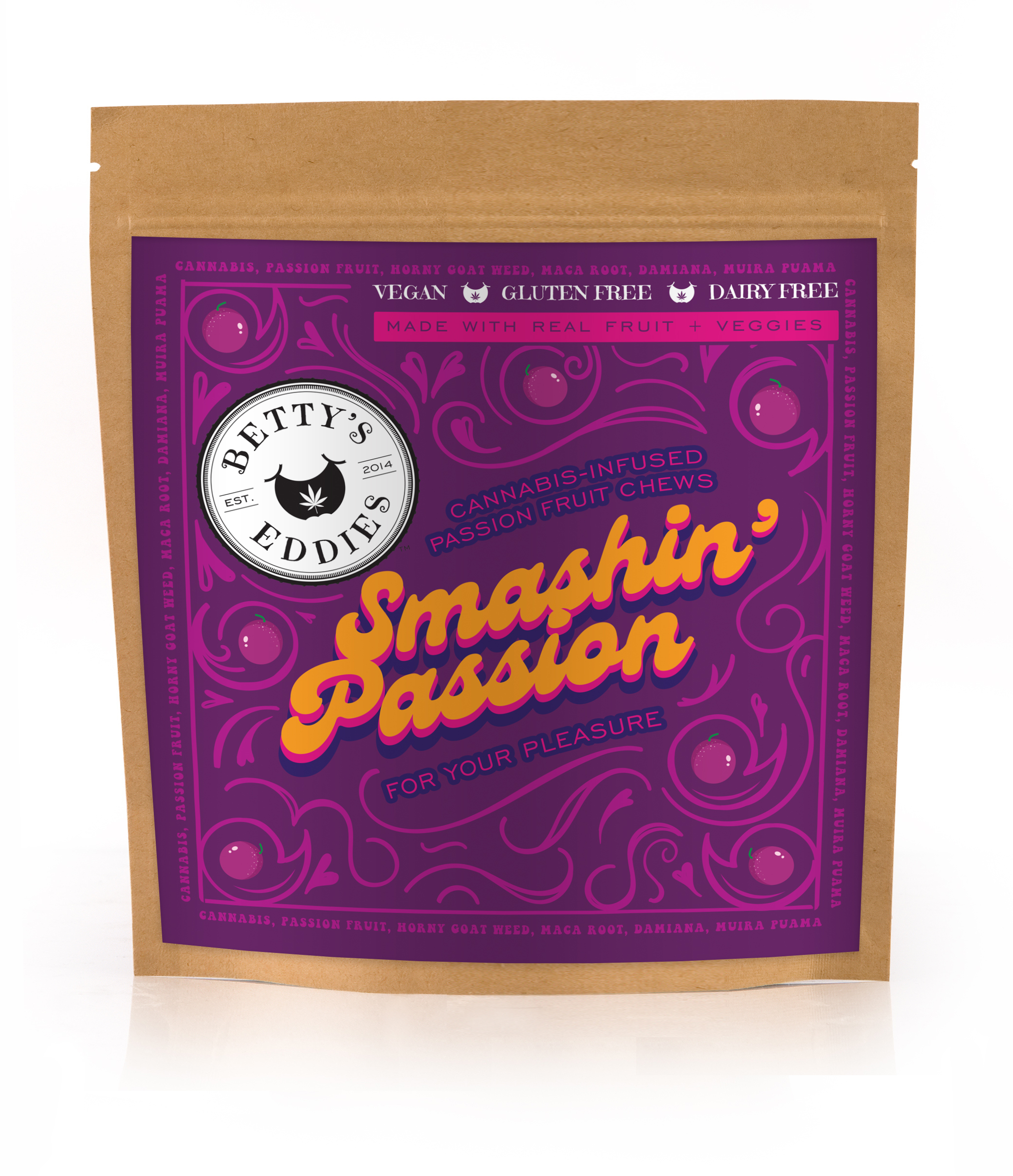 Photograph of product: Smashin' Passion Fruit Chews [10pk]