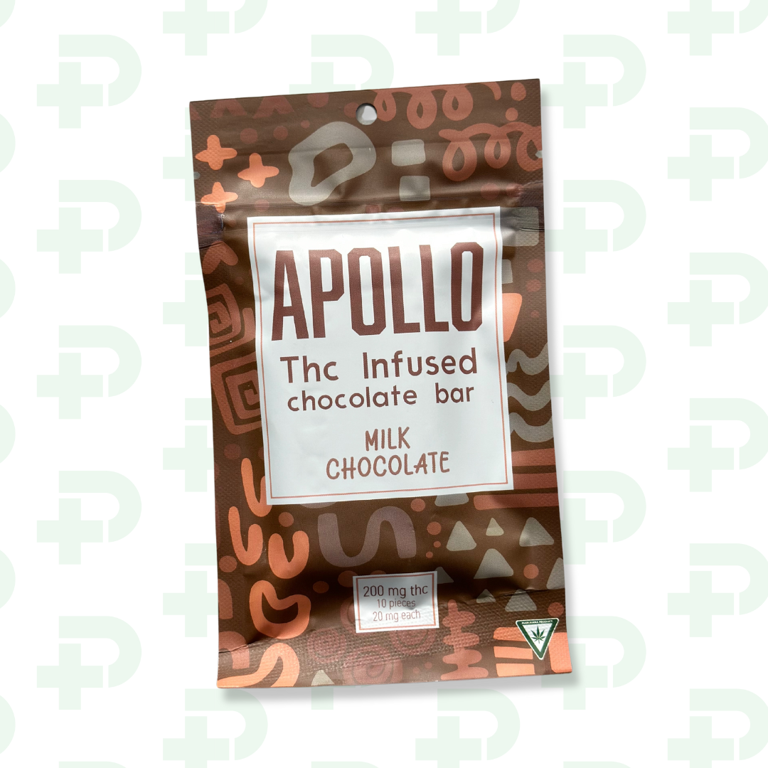 Photograph of product: Apollo - Chocolate Bar 200mg - Milk
