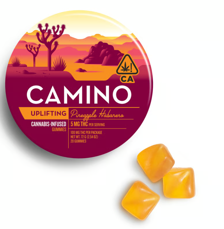Photograph of product: Camino | Pineapple Habanero | Uplifting | 100MG | Edible |