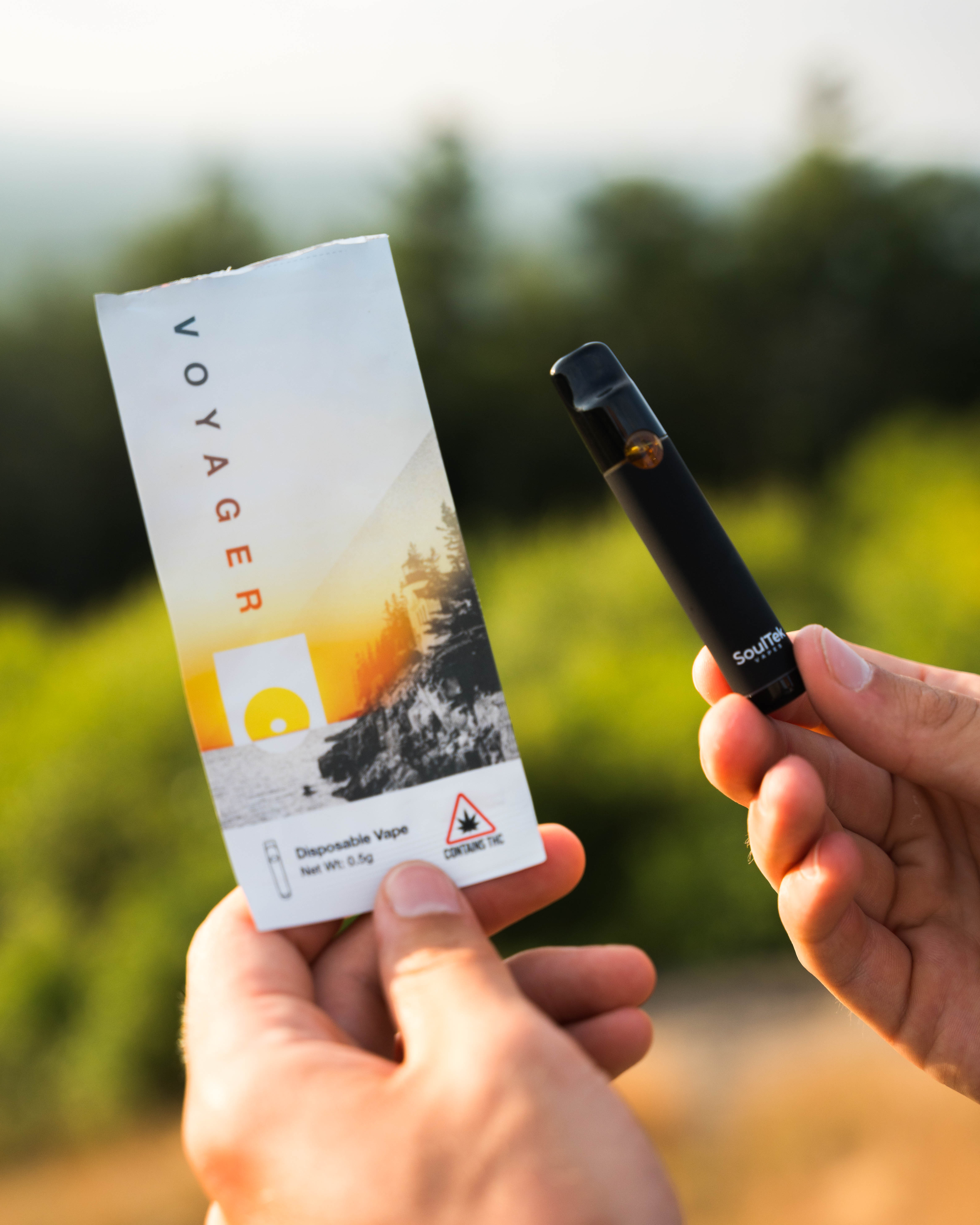 Photograph of product: GMO Voyager Solventless Disposable Cart - 0.5g