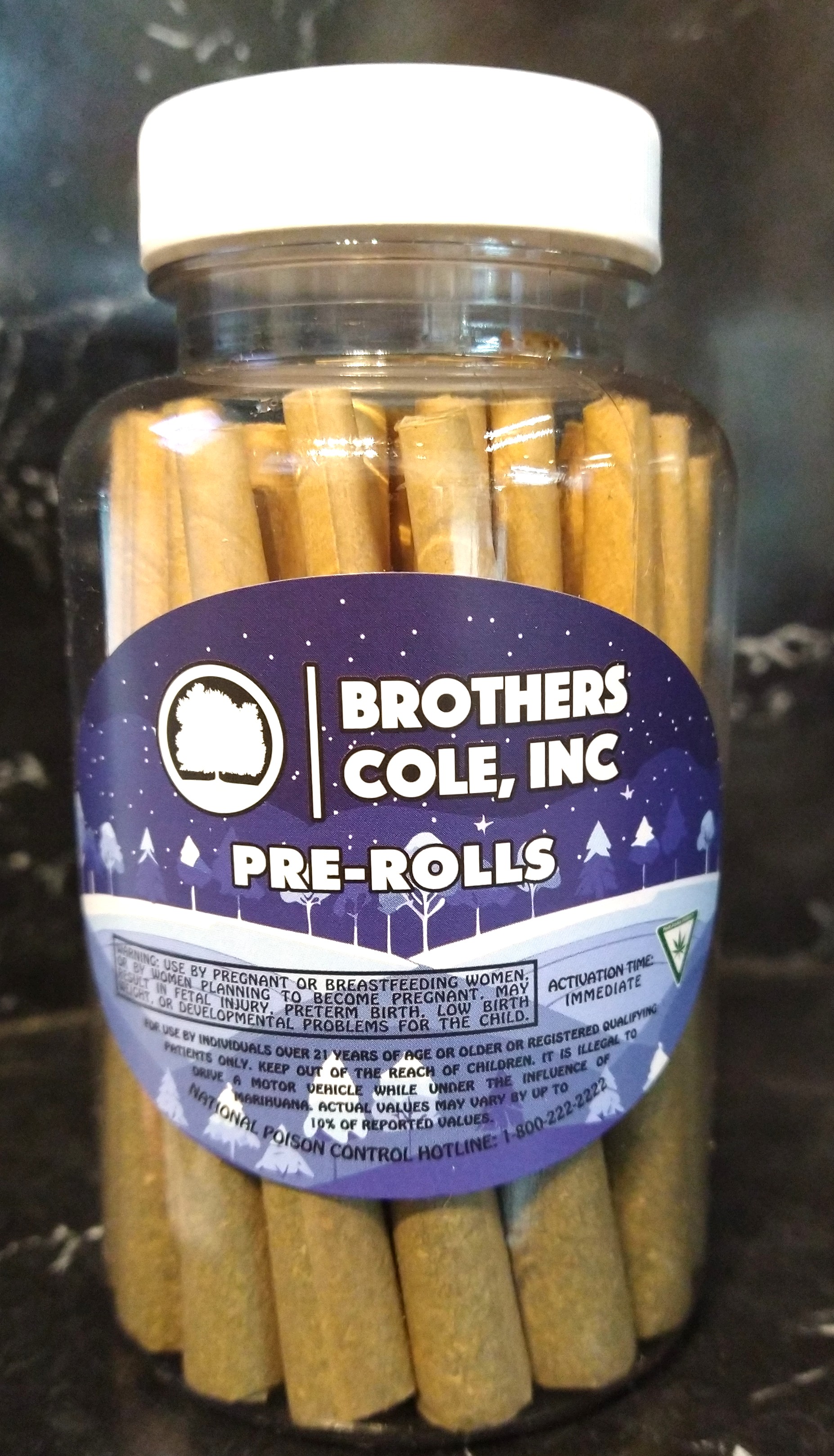 Photograph of Product: Brothers Cole | Cookies Kush | Pre-roll Pack | 1g x 14 | Indica