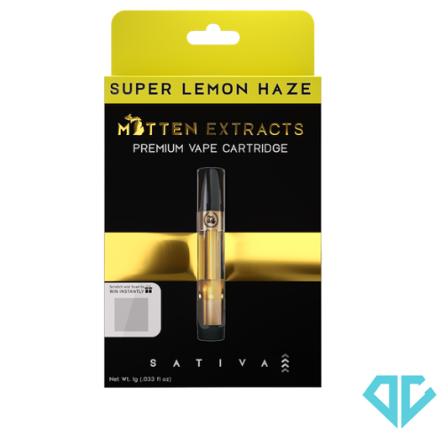 Photograph of product: Mitten Extracts Super Lemon Haze Cart 1g