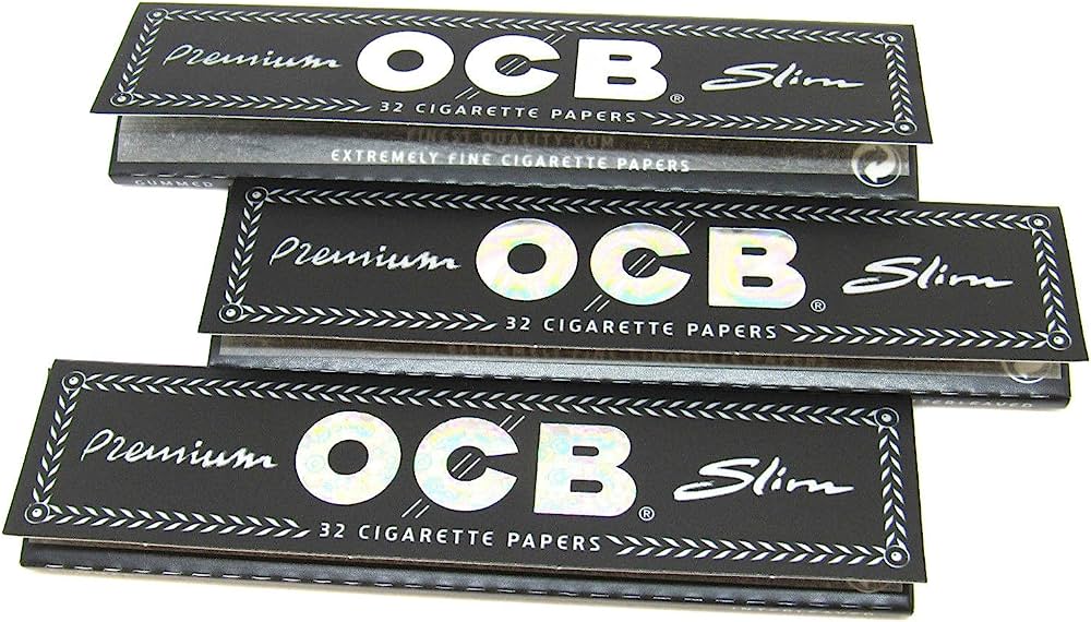 Photograph of product: OCB Premium Slim Papers (Black)
