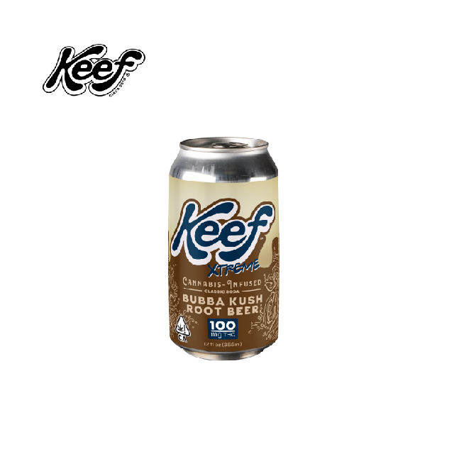 Photograph of product: XTREME BUBBA KUSH 100MG ROOT BEER SINGLE CAN