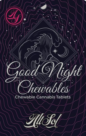 Photograph of product: Good Night: Chewable TH-oui Tablet: Gelatti Mints 37.7mg | 10-Pack (377mg)