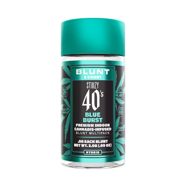 Photograph of product: BLUE BURST .5G INFUSED 5 PACK BLUNT