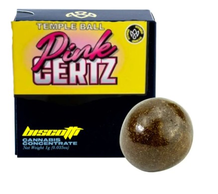 Photograph of product: Biscotti | Pink Certz Temple Ball au chocolat | 1g
