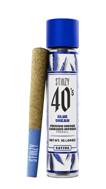 Photograph of product: Blue Dream 40's Infused Pre-Roll | 1g