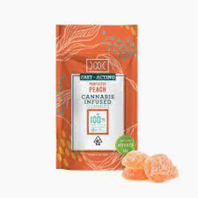 Photograph of product: Dixie | FA Gummies 100mg | H | Perfectly Peach