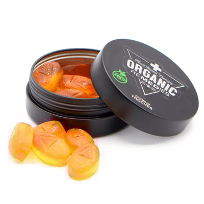 Photograph of product: Pineapple | 100mg | Distillate Troches | 15pk