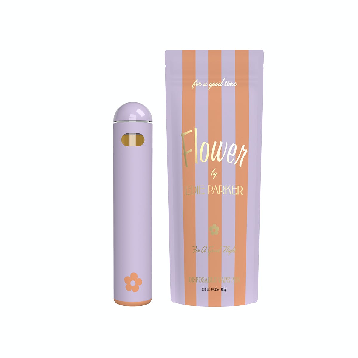 Photograph of product: Edie Parker - Lavender Vanilla - (Oui'd) - Disposable Vape - 0.5g