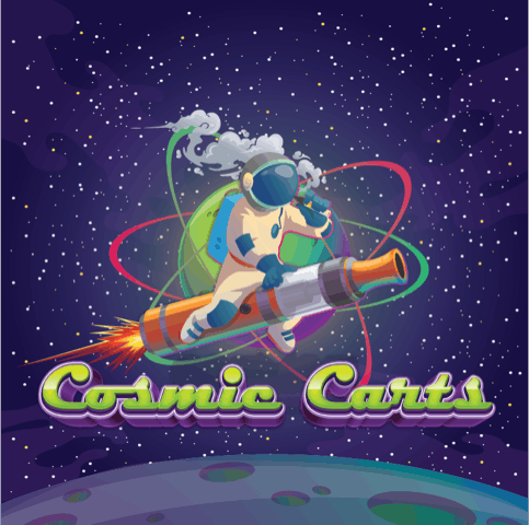 Photograph of product: Cosmic Cart Tangy Titan Cartridge 1g
