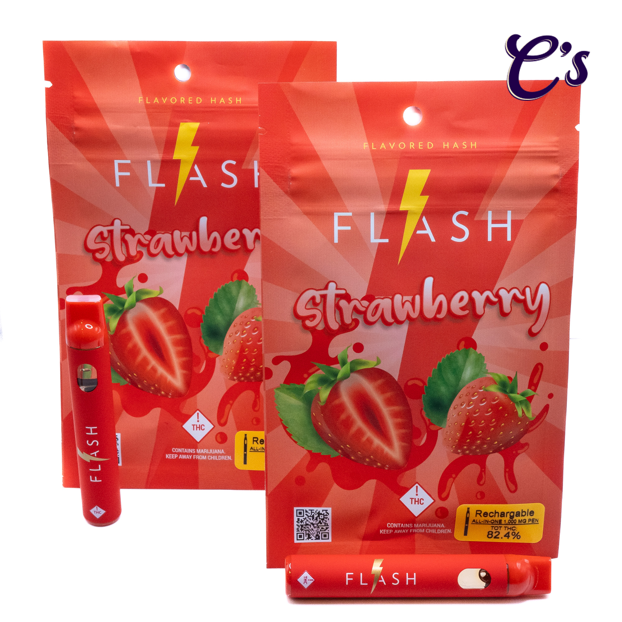 Photograph of product: Harmony | Flash Disposable | Strawberry 1g