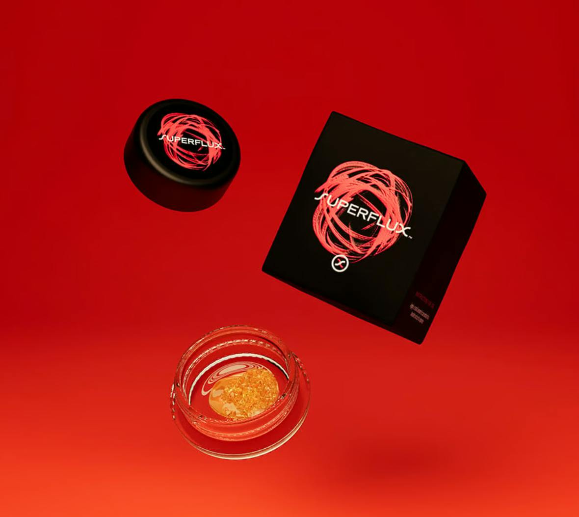 Photograph of product: Superflux | Bonkers | Hybrid | Cured Resin Budder | 1g