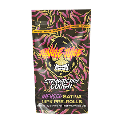 Photograph of product: Strawberry Cough 14pk Infused Pre-Rolls