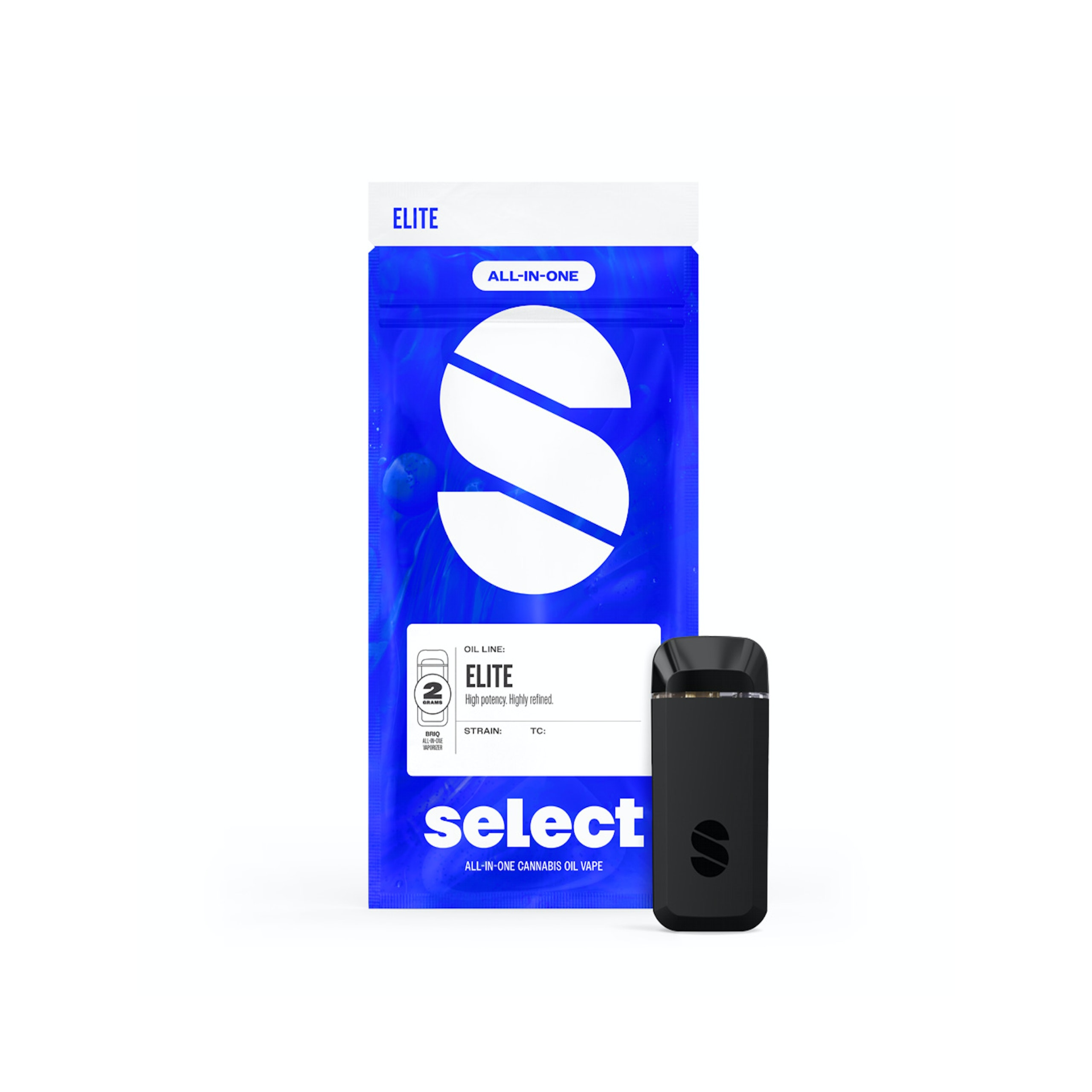 Photograph of product: Tropical Storm | Elite Briq Distillate Disposable | 2g