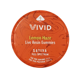 Photograph of product: Live Resin | Lemon Haze | 10pk
