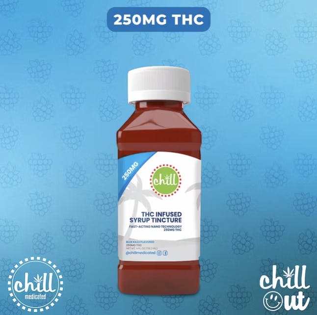 Photograph of product: Chill - Blue Razz - 250mg Tincture