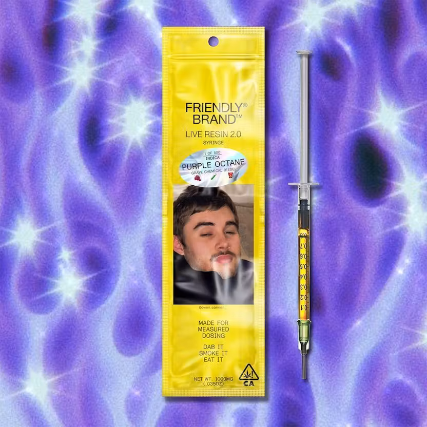 Photograph of product: Friendly - Purple Octane - Live Resin FSO