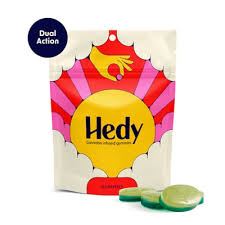 Photograph of product: Hedy | Mango Lemonade Gummies | 100mg (20ct)