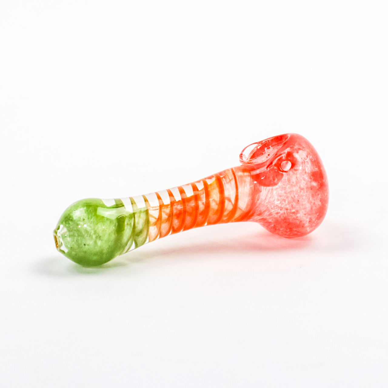 Photograph of product: Luvbuds 4" Hand Pipe - Rasta Swirl