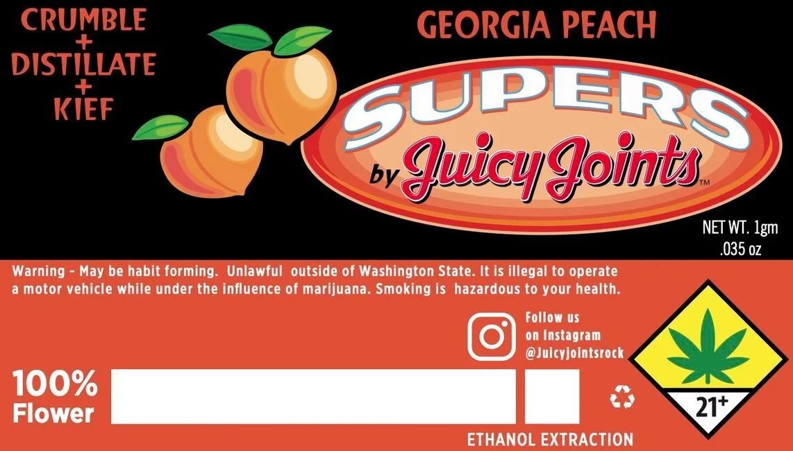 Photograph of product: Georgia Peach Supers - by Juicy Joints