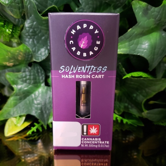 Photograph of product: Super Boof - 0.5g Live ROSIN Cart - Happy Cabbage
