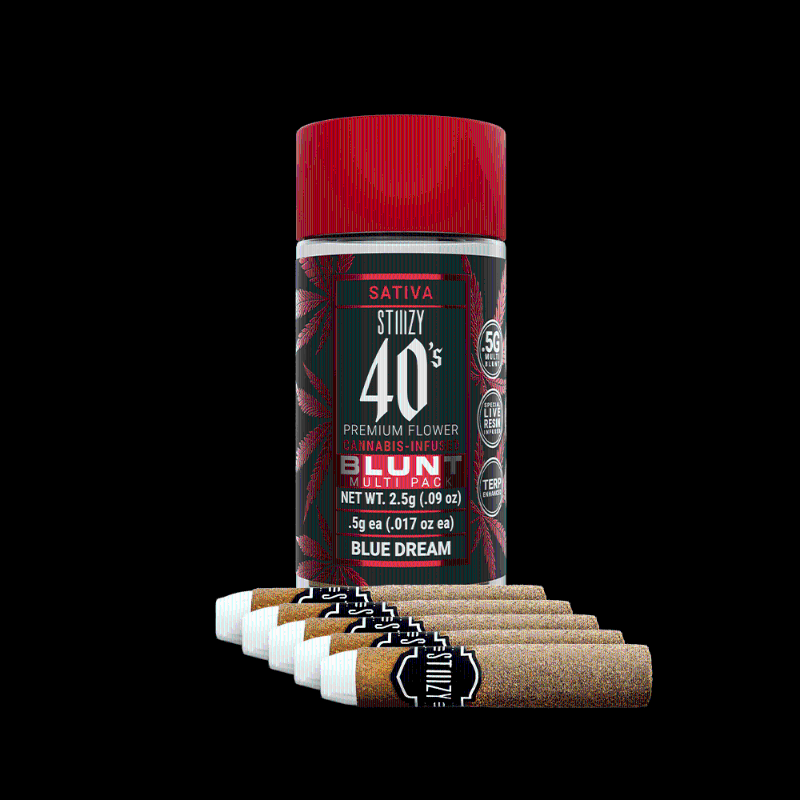 Photograph of product: 40's Strawberry Cough Mini Blunt Multipack 2.5g