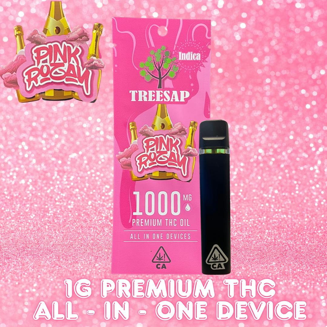 Photograph of product: Treesap - Pink Rozay (Oui'd) All-In-One Vape