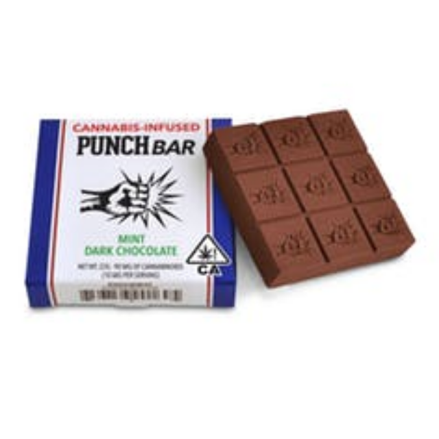 Photograph of product: MINT DARK CHOCOLATE COOKIE CHOCOLATE | 100MG