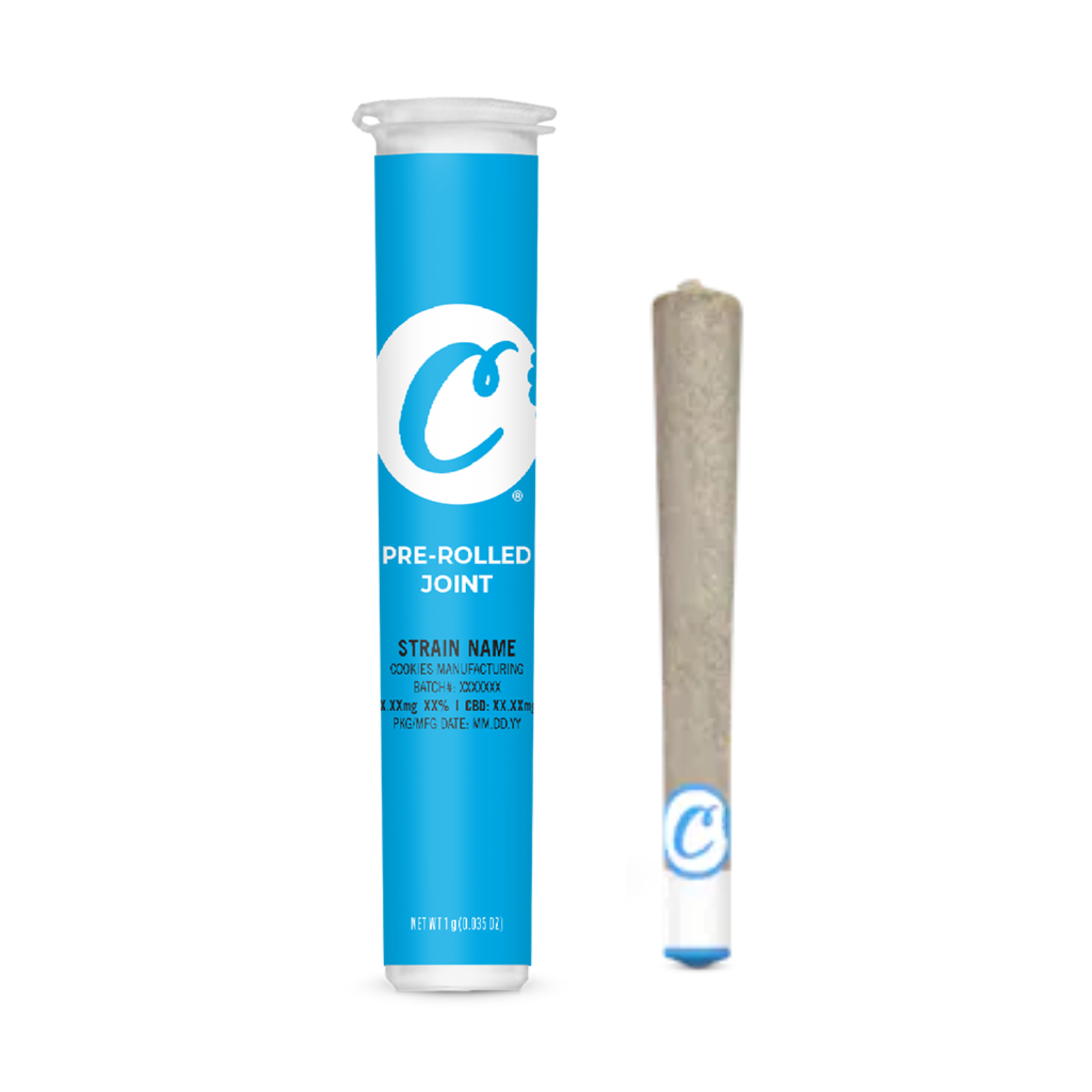 Photograph of product: 1g Pre-Roll | Grandaddy Pluto | Cookies