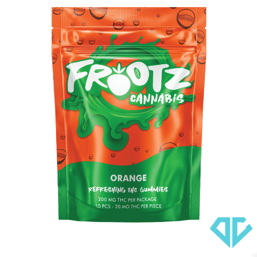 Photograph of product: FROOTZ Orange Gummies 200mg
