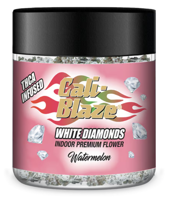Photograph of product: Cali Blaze Watermelon White Diamond Infused - 3.5g