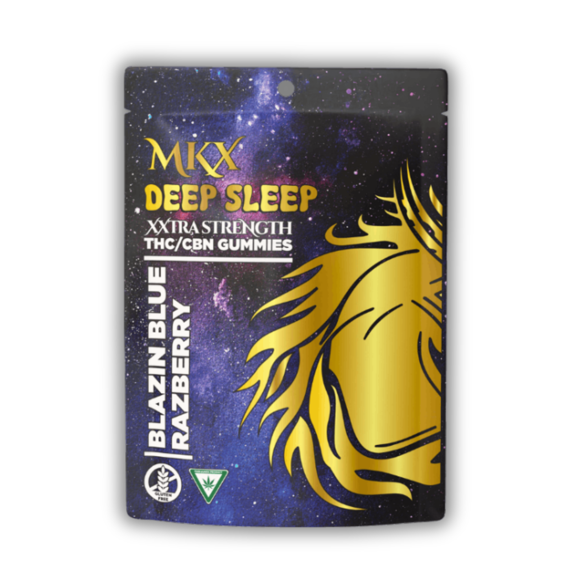 Photograph of product: MKX | Gummy | Deep Sleep CBN | Blue Razz | 200mg